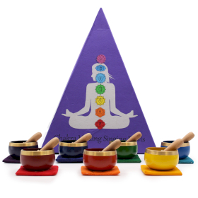 Chakra Pyramide Zingende Kom Geschenkeset - Beschadigde Doos