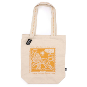 Hop Hare Tote Bag - Ik ben sterk - 10oz Katoenen canvas