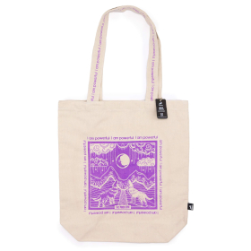 Hop Hare Tote Bag - Ik ben krachtig - 10oz Katoenen canvas