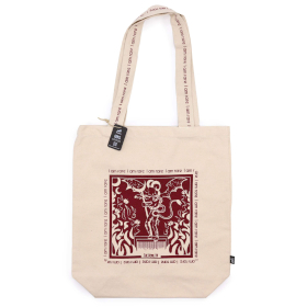 Hop Hare Tote Bag - Ik ben zeldzaam - 10oz Katoenen canvas