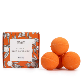 Pittige Vitamine C Badbruisballen Set – Aromatherapie Kwartet