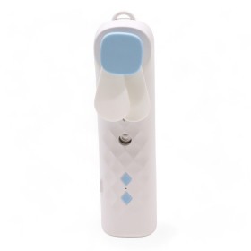 Witte Nano Mist Gezichtsventilator & Spray - USB oplaadbaar
