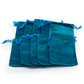 100x Grote Fluwelen Pouch 9x12cm