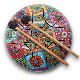 Medium Hapi Drum  Multi Kleur - 17x13cm