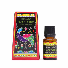 6x Banjara Indiase Geurolie 10ml - Black Opium