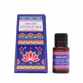 6x Banjara Indiase Geurolie 10ml - Lotus van de Nijl