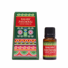 6x Banjara Indiase Geurolie 10ml - Patchouli