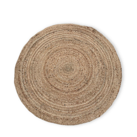 Rond Zacht Jute Tapijt - 90cm