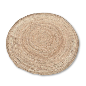 Groot Rond Zacht Jute Tapijt - 150cm